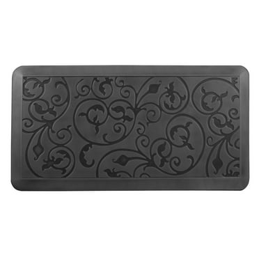Comfort Area Rug Flowers Curl Tribal Paisley Elements Non-Slip Kitchen Rug Floor Mat,Anti Fatigue Standing Mat for Dinning Room Laundry Room Office Hallway 39 x 20 Comfort Area Rug Flowers Curl Tribal Paisley Elements Non-Slip Kitchen Rug Floor Mat,Anti Fatigue Standing Mat for Dinning Room Laundry Room Office Hallway 39 x 20